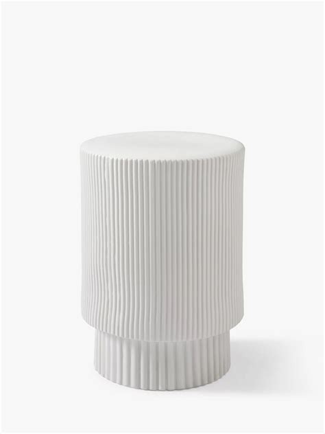 customers have this item in their cart. . West elm fluted side table